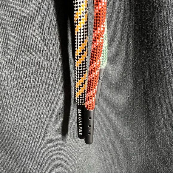 Magnlens Women’s Size Large Black Elastic Waist Pocket Zip Paracord Jumpsuit - Picture 8 of 16